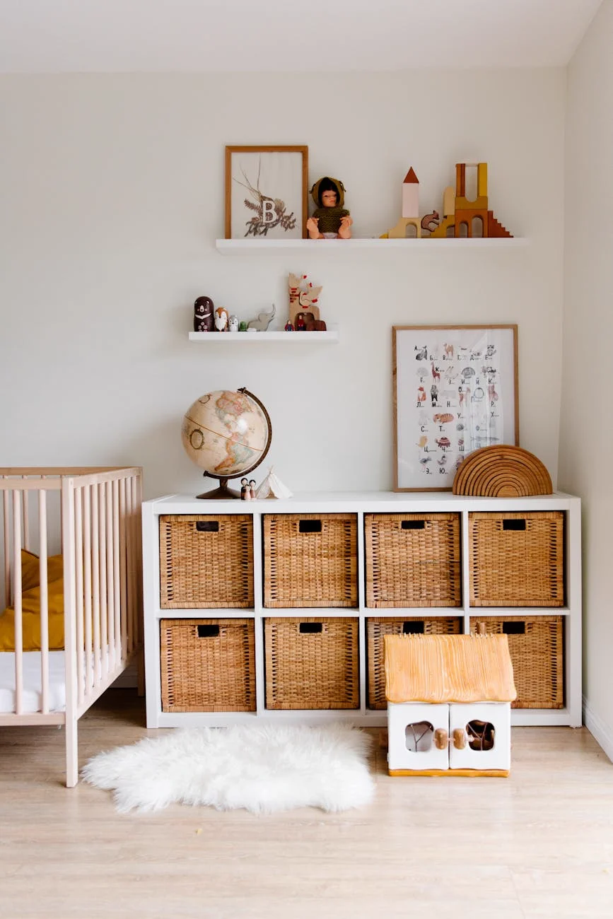 Child room storage inventory